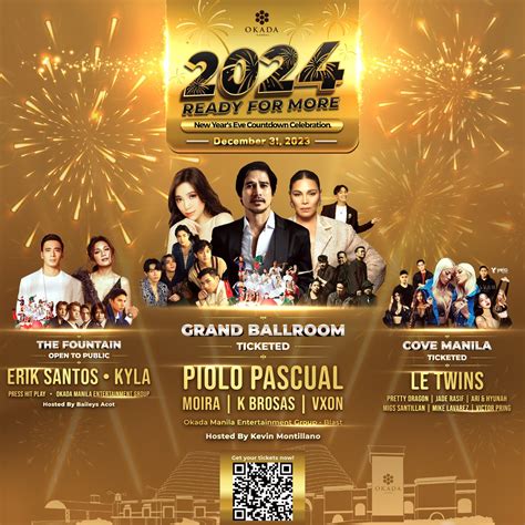 2024 ready for more: Okada Manila’s New Year’s Eve countdown .